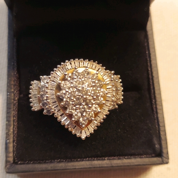 {💍2 ct. Diamond} Cocktail ring💍 - Picture 1 of 9